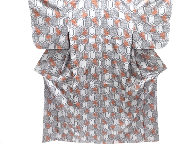 Japanese Kimono / Tsumugi Omeshi Silk